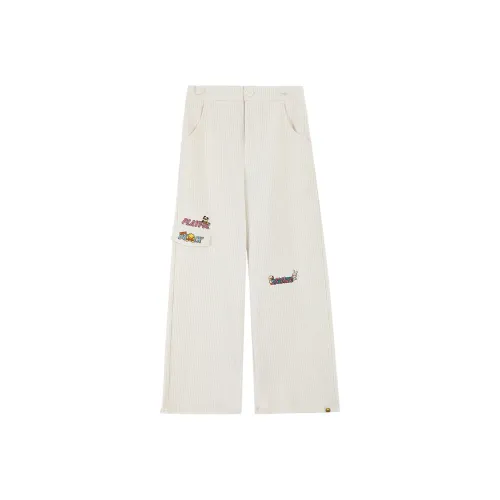 B.Duck Casual Smiley Women's Ecru