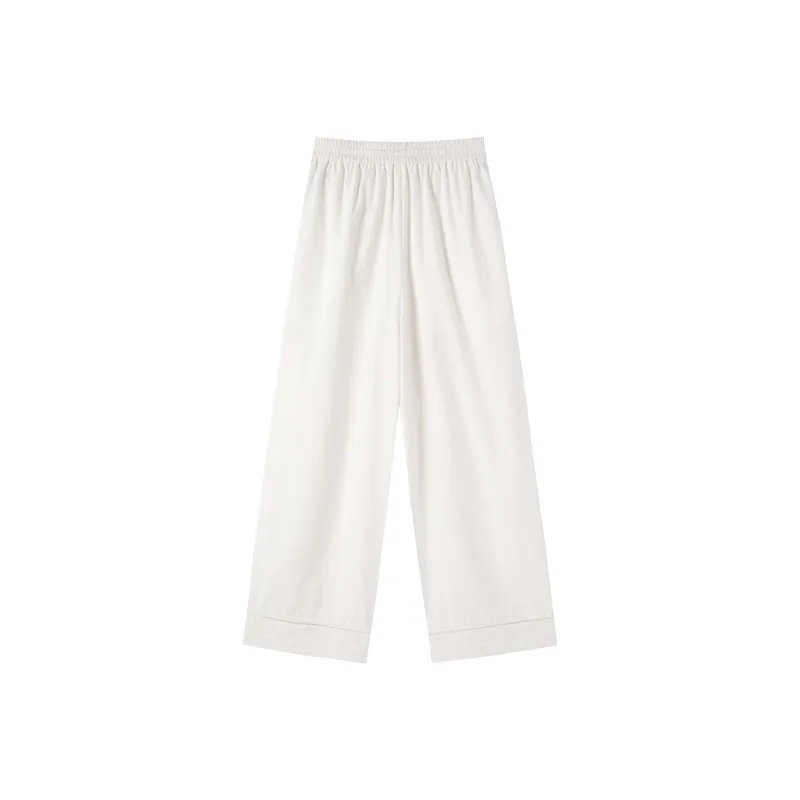 XIANGYING Casual Pants Women's White-1
