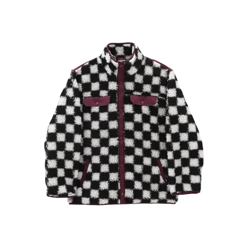 Vans Velvet Jackets Women's Black/White-0