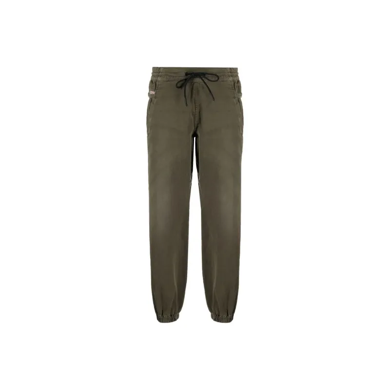 DIESEL Knitted Sweatpants Women's Green-0
