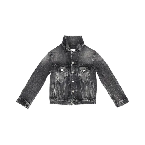 Balenciaga Distressed Effect Denim Jacket