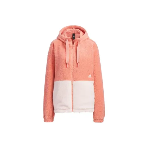 Adidas Velvet Jackets Women's Orange
