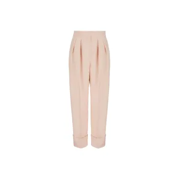 GIORGIO ARMANI Mid Rise Glitter Detailed Trousers