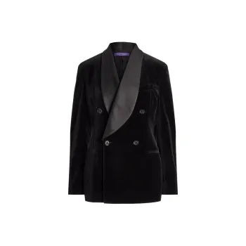 Ralph Lauren Collection Double breasted Velvet Blazer