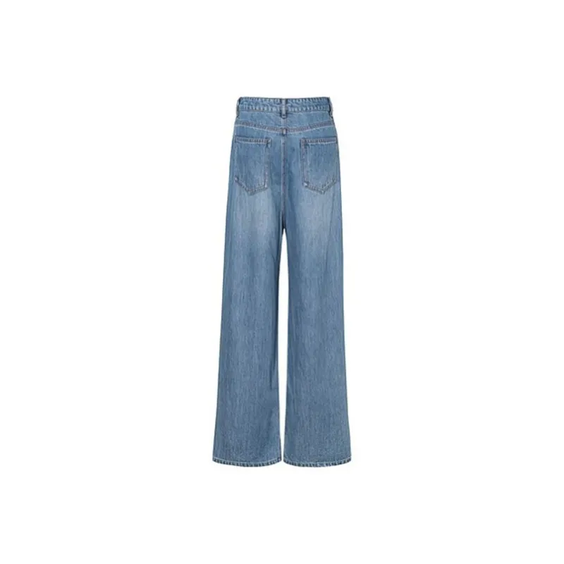 HDFULERN Jeans Women's Denim Blue-1