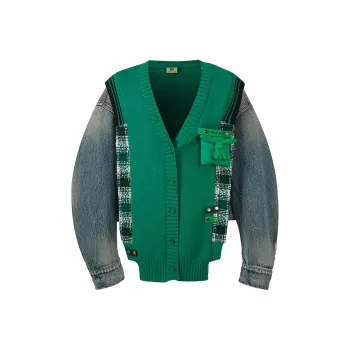 1 TROP FORT Denim Jacket Women's