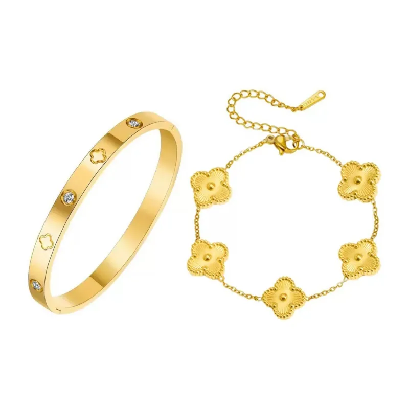 J&KINGLAY Titanium Steel Bracelets Women's-6