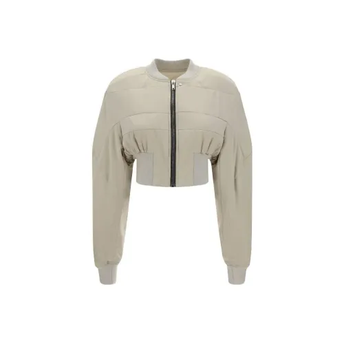 RICK OWENS Girdered Flight Bomber Jacket 'Pearl'