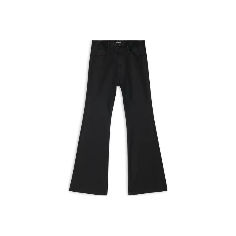Balenciaga Casual Pants Loose Fit Women's Black-0