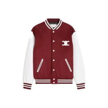 CELINE SS23 Baseball Jacket Women's Red