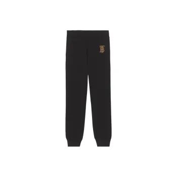 Burberry Knitted Sweatpants Women's Black