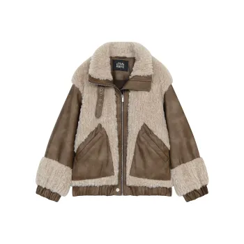 ELF SACK Coat Women's Vintage Coffee