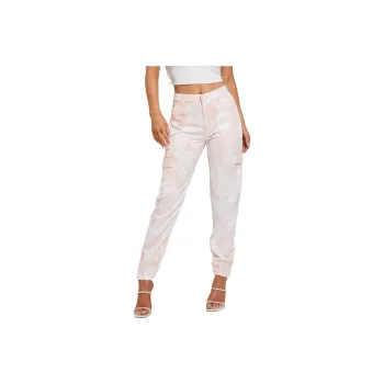 GUESS Bowie Cargo Chino Pants Casual Pants Women's Pink