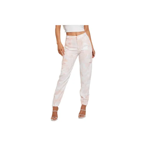 GUESS Bowie Cargo Chino Pants Casual Pants Women's Pink