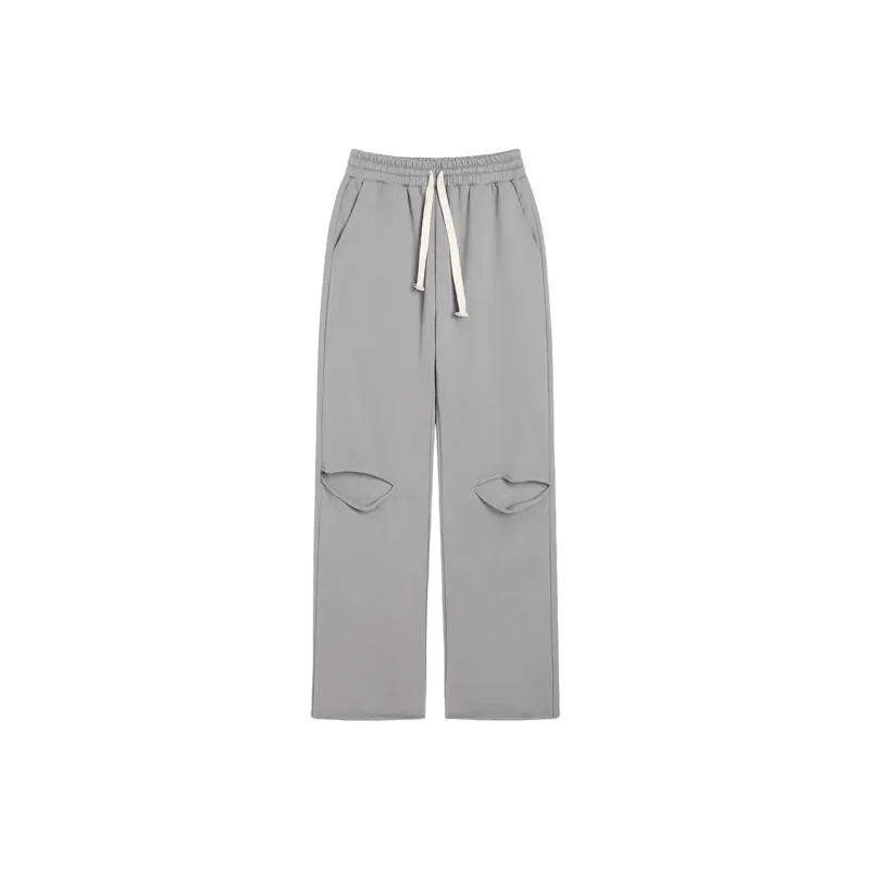 MEETLADY Wide Leg Moderate Casual Pants All Women's-0