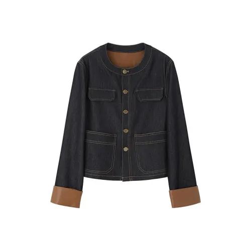 NINE WEST Denim Jacket Women's Blue