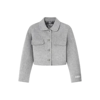 VERSACE Barocco Button-Up Cropped Jacket