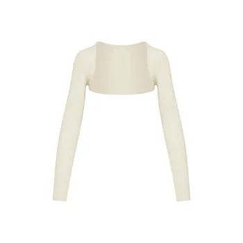 SKIMS SOFT LOUNGE SHRUG Cropped Coats Women's Bone/Bone