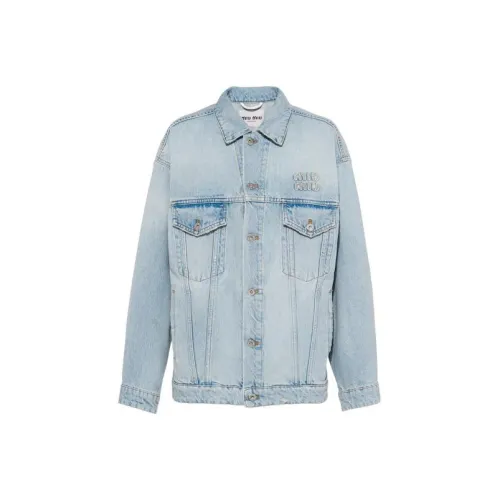 MIU MIU Denim stepping Women's Blue