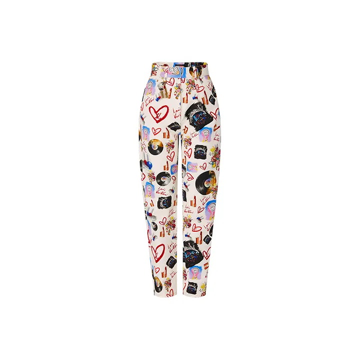 LOUIS VUITTON SS21 Casual Pants Women's Apricot-0