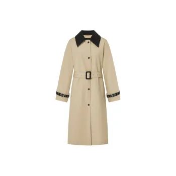 MO&CO Trench Coats Women's Khaki