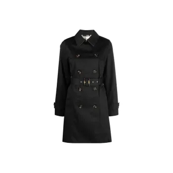 BARBOUR Short Greta Trench Coat