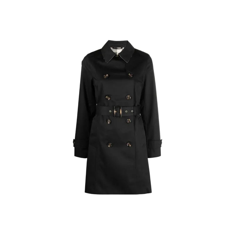 BARBOUR Short Greta Trench Coat-0