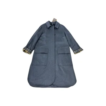 Burberry Coats Women's Gray