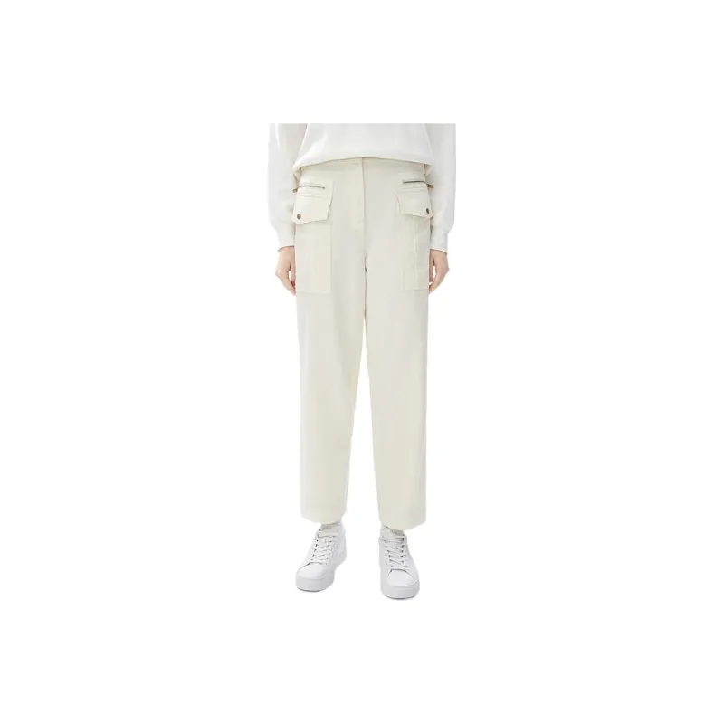 FILA Casual Pants Women's Cheese White-0