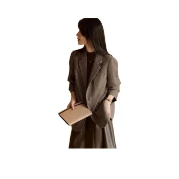 XWI Business Suit Women's Floral Coffee