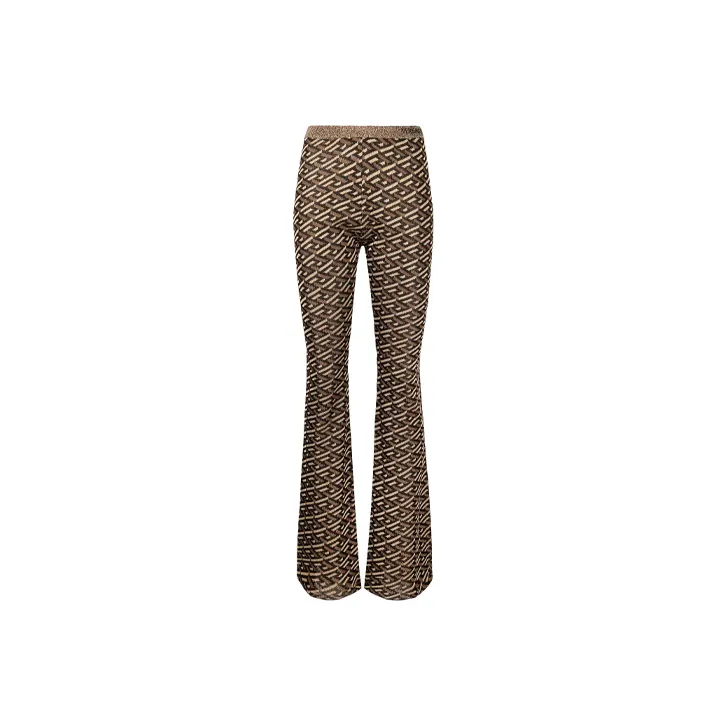 VERSACE Casual Pants Women's Black Gold-0