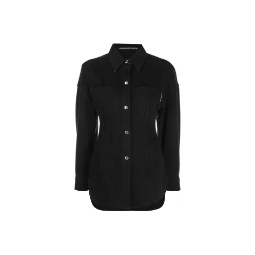 Alexander Wang Denim Jackets Women's Black