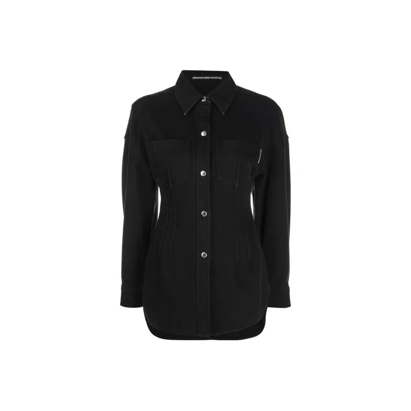 Alexander Wang Denim Jackets Women's Black-0