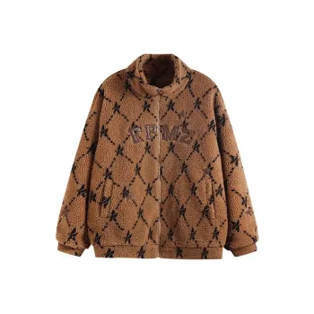 ANDN Puffer Jacket Unisex Brown