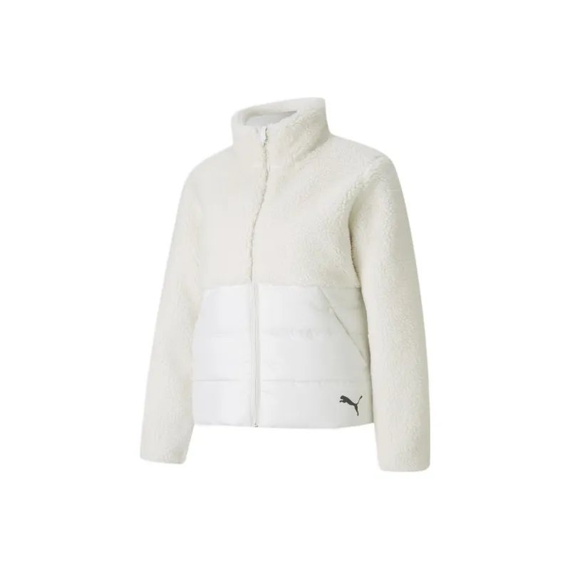 PUMA Velvet Jackets Women's White-0