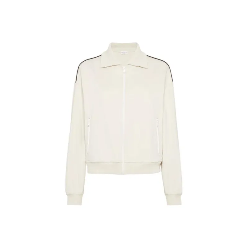 Brunello Cucinelli Couture Interlock Zipped Sweatshirt-0