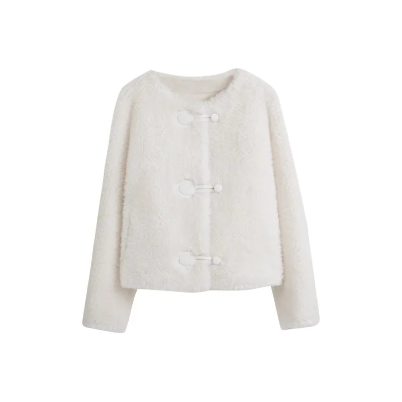 Olrain Velvet feel Coat Women's-0