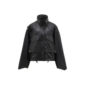 ALLSAINTS Leather Jackets Women's Black