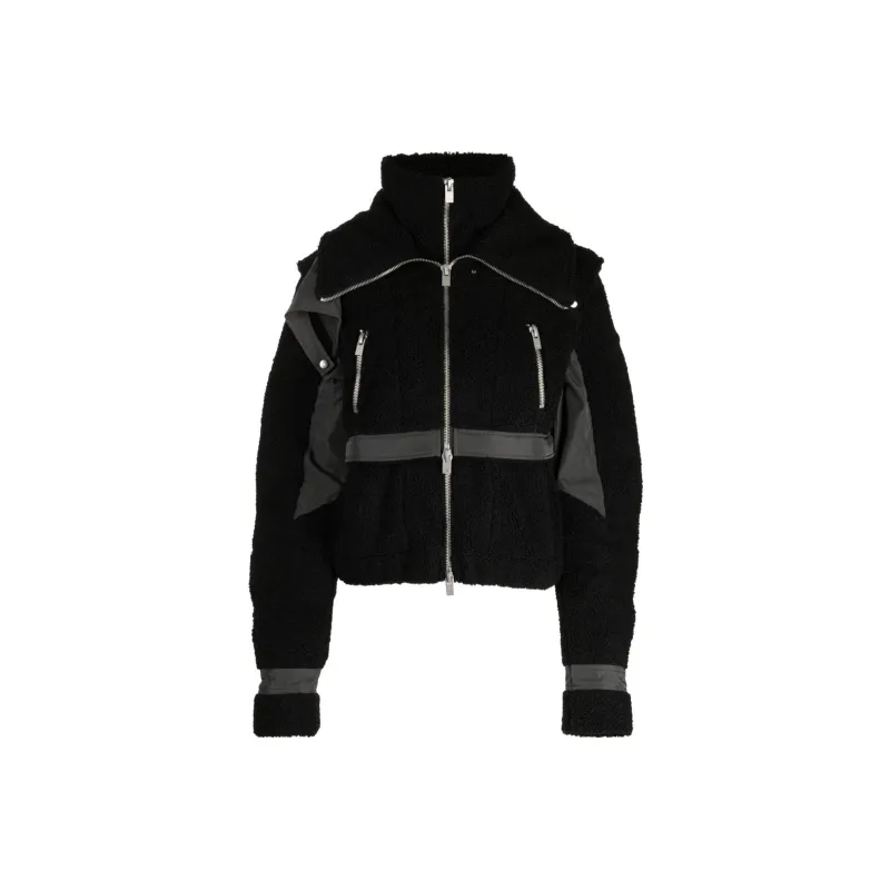 HELIOT EMIL Panelled-design Faux-shearling Jacket-0
