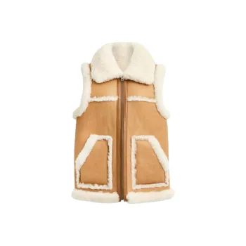 COACH FW23 Vest Women's Ivory White