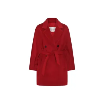 MaxMara Double-Breasted Belted Coat