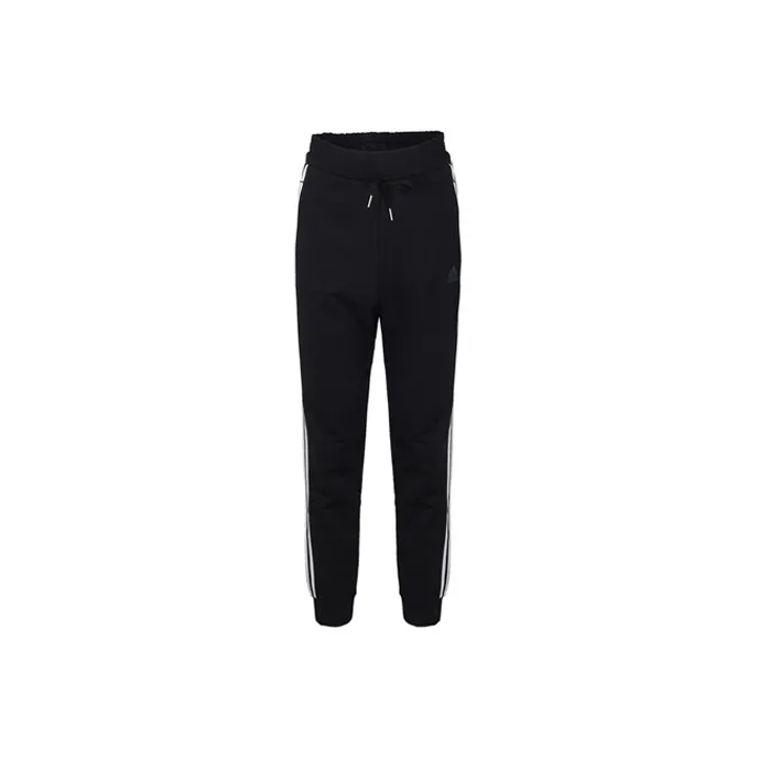 Adidas Knitted Sports Pants Women's Black-0