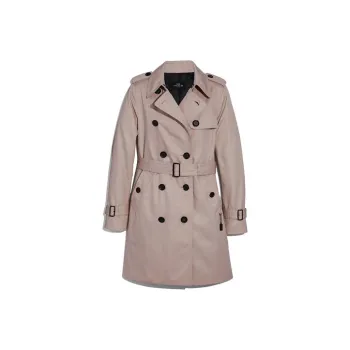 COACH Trench Coats Women's Pink