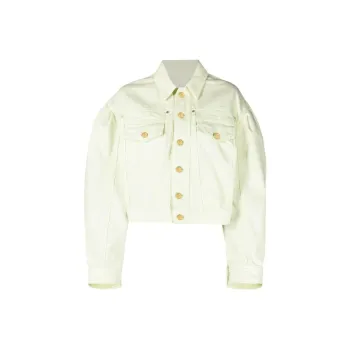 Ulla Johnson Cosette Cropped Denim Jacket