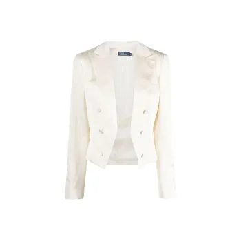 Polo Ralph Lauren Satin weave Cropped Blazer