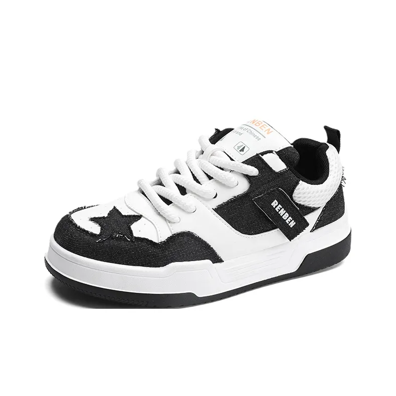 RENBEN Slip Resistant, Breathable, And Supportive Low Top Skateboard Shoes Men's-13