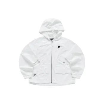 FILA FUSION Series Trench Coat Women's Standard White