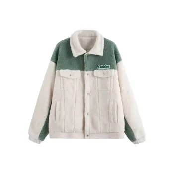 OAKAO Velvet feel Coat Unisex White