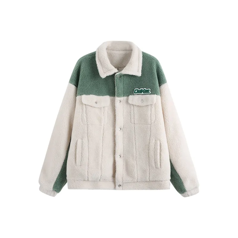 OAKAO Velvet feel Coat Unisex White-0