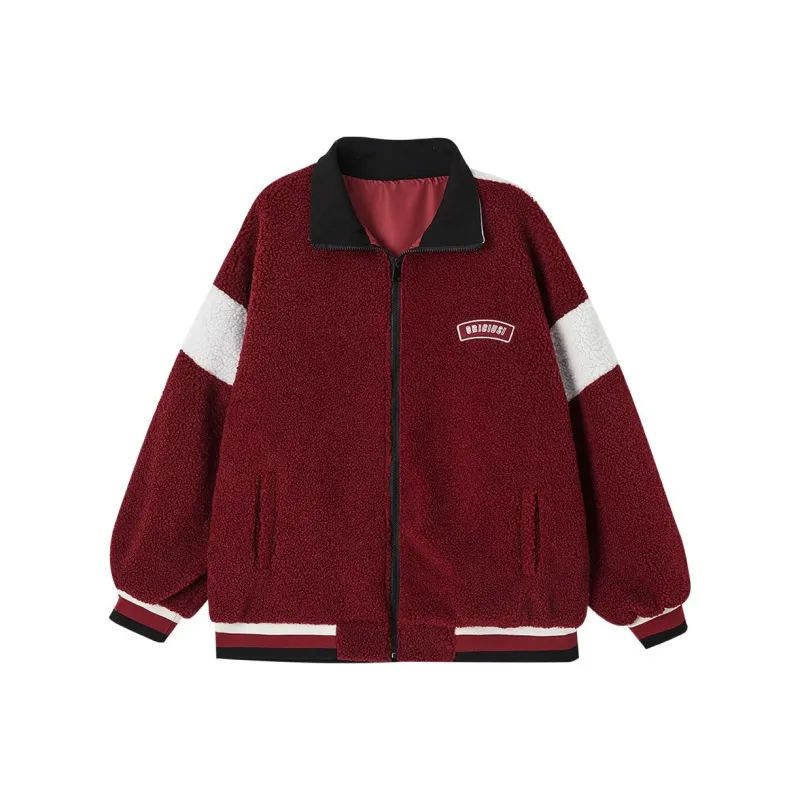 Demana Velvet feel Coat Women's Berry Red-0